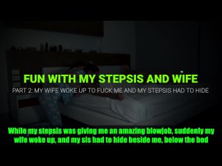 sexual fantasies | sex captions my wife woke up to my stepsister sucking my cock and i had amazing sex
