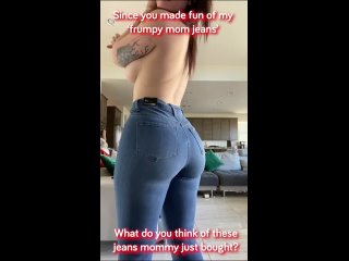 sexual fantasies | sex captions [incest] those definitely aren't mom jeans